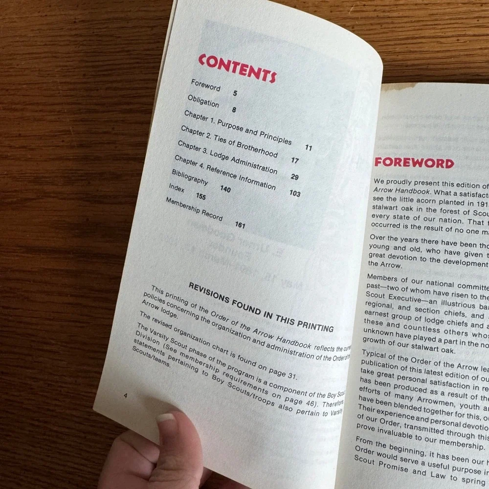 Order of the Arrow Lodge Adviser‎ Handbook Scouting Leadership Guide Book